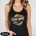 Custom Softball Mascot Tank Top, Softball School Spirit CropTop, Game Day Racerback Tanks
