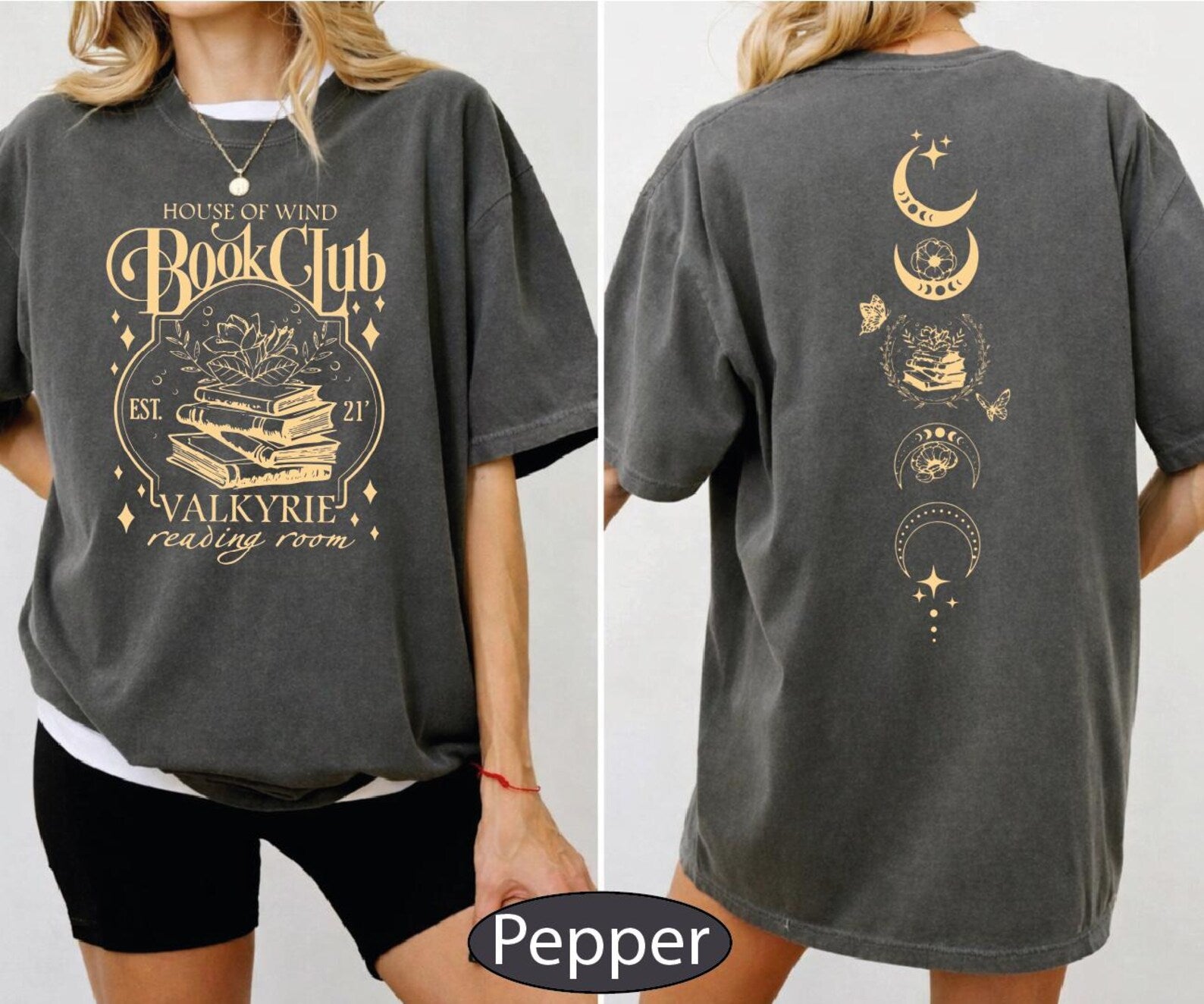 Comfort Colors House Of Wind Book Club Shirt, Reading Room Tshirt, Fantasy Tee, BP