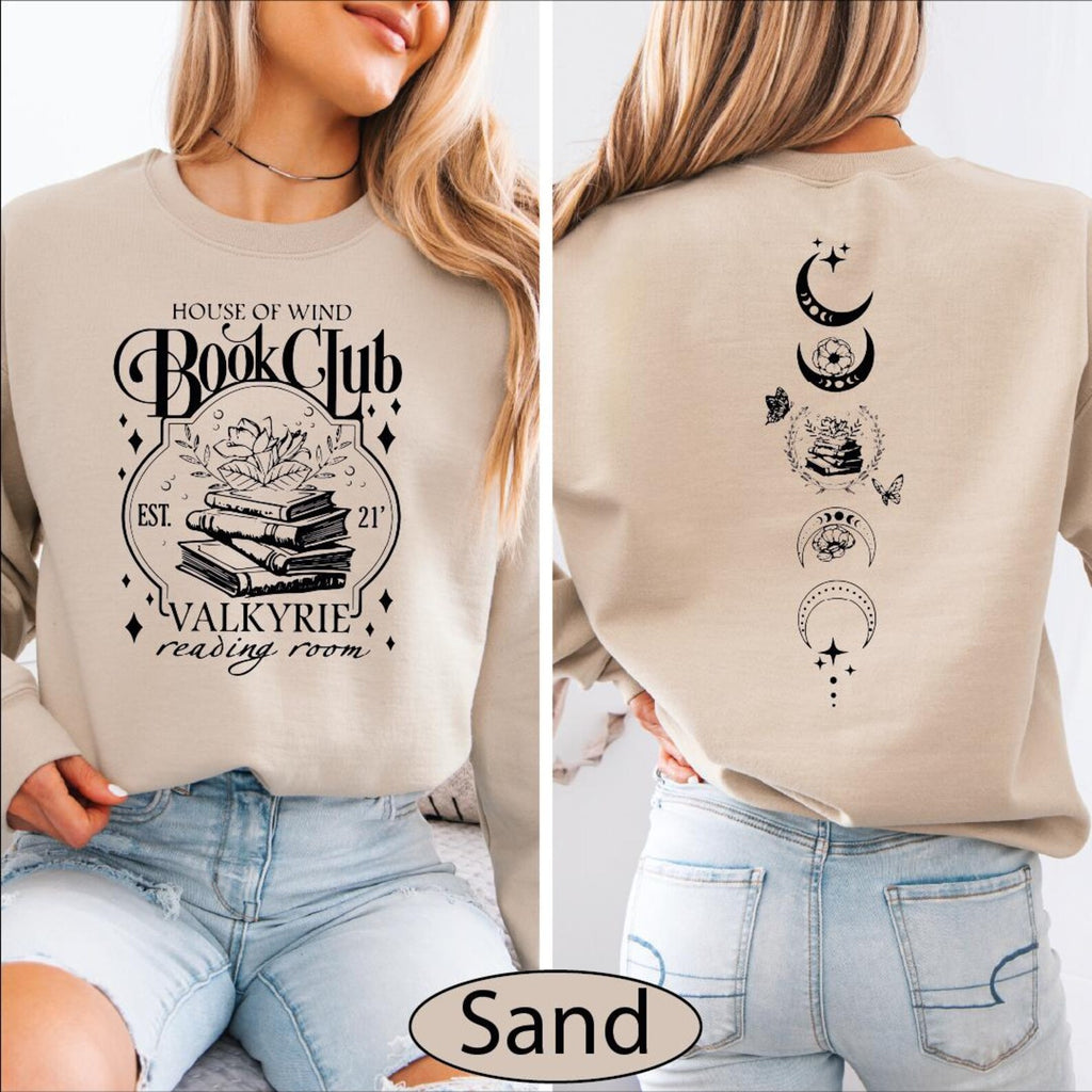 House Of Wind Book Club Sweatshirt, Reading Room Sweater, Fantasy Club Hoodie, BP