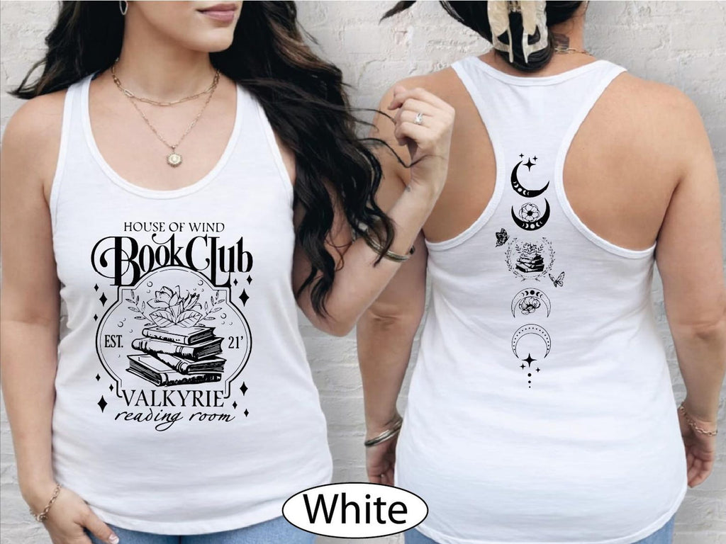 House Of Wind Book Club Tank Top, Reading Room CropTop, Fantasy Club Racerback, BP