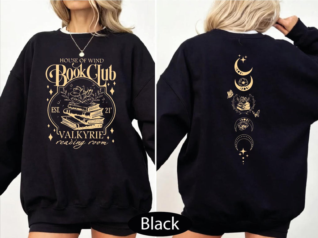 House Of Wind Book Club Sweatshirt, Reading Room Sweater, Fantasy Club Hoodie, BP
