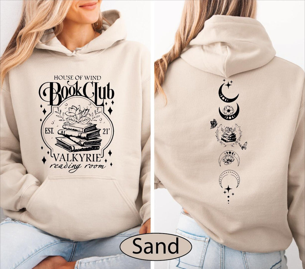 House Of Wind Book Club Sweatshirt, Reading Room Sweater, Fantasy Club Hoodie, BP