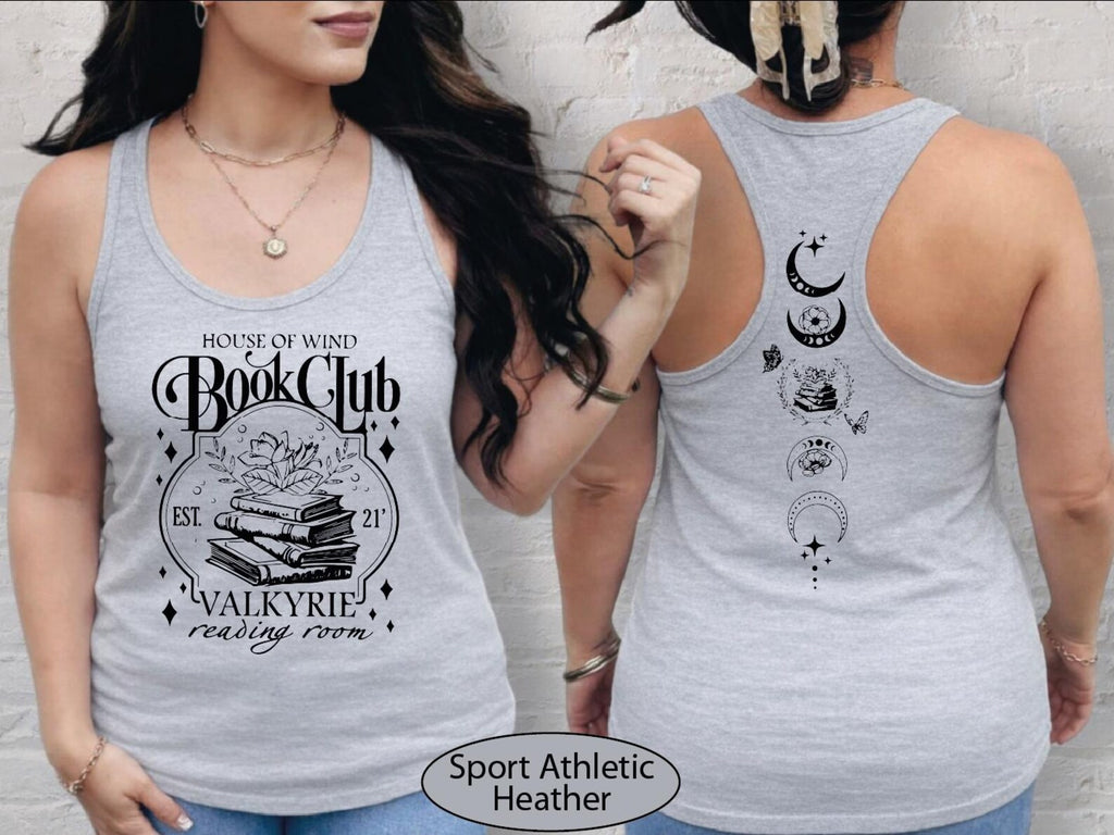 House Of Wind Book Club Tank Top, Reading Room CropTop, Fantasy Club Racerback, BP