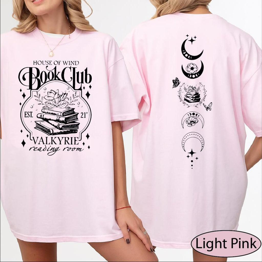 Comfort Colors House Of Wind Book Club Shirt, Reading Room Tshirt, Fantasy Tee, BP