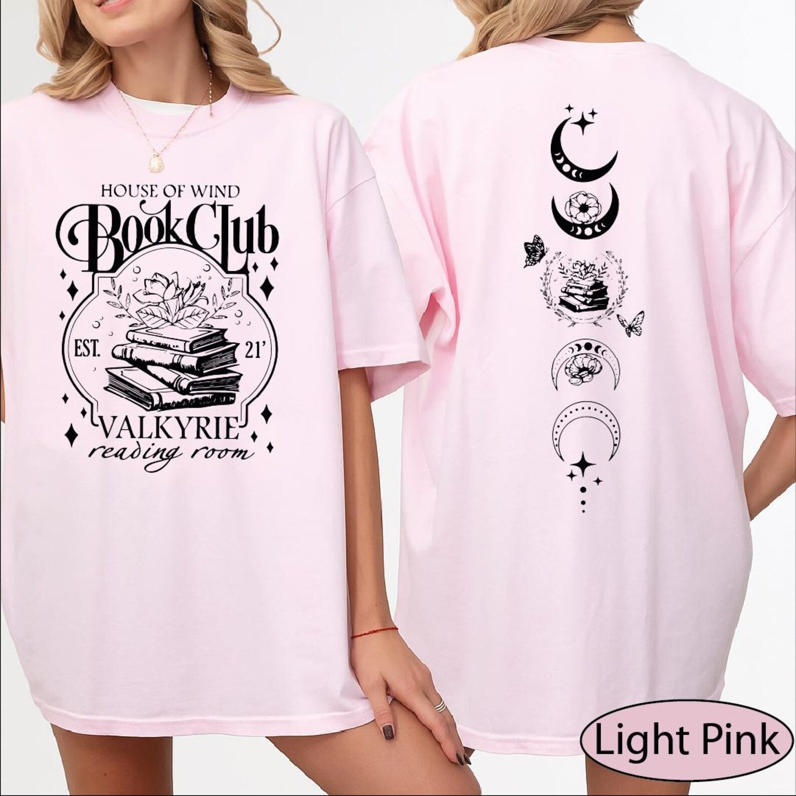 Comfort Colors House Of Wind Book Club Shirt, Reading Room Tshirt, Fantasy Tee, BP