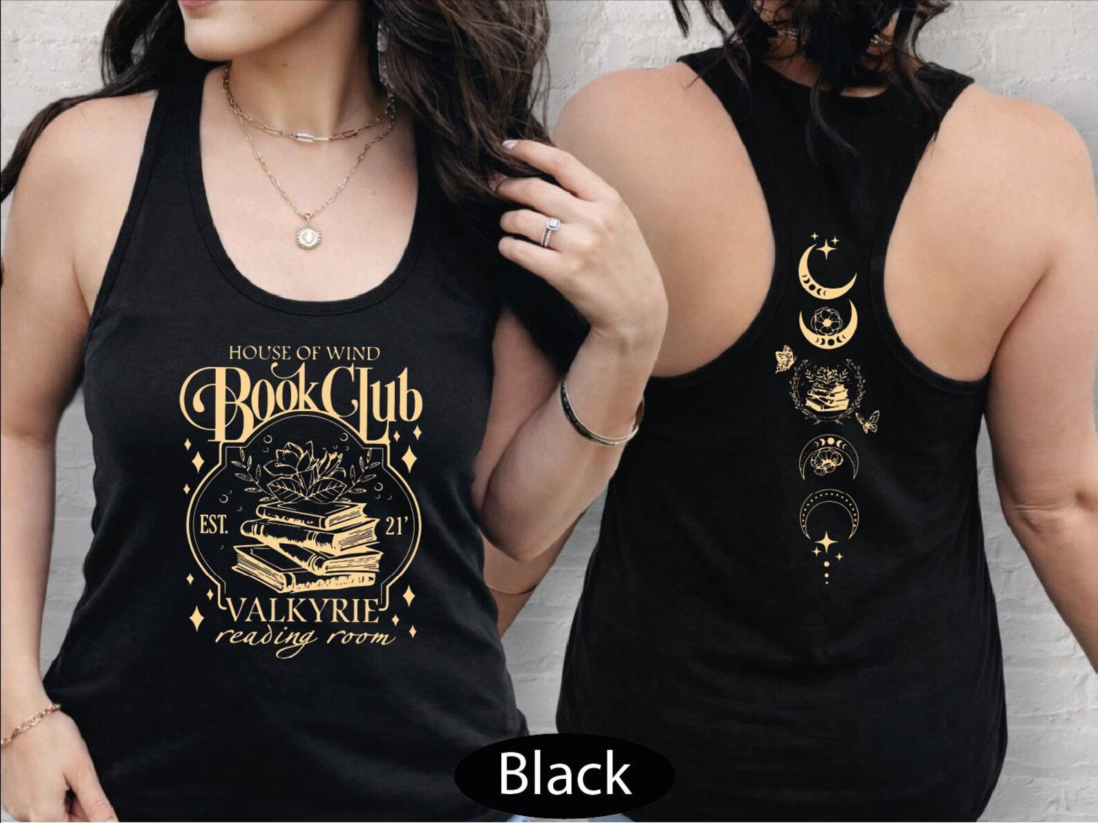 House Of Wind Book Club Tank Top, Reading Room CropTop, Fantasy Club Racerback, BP