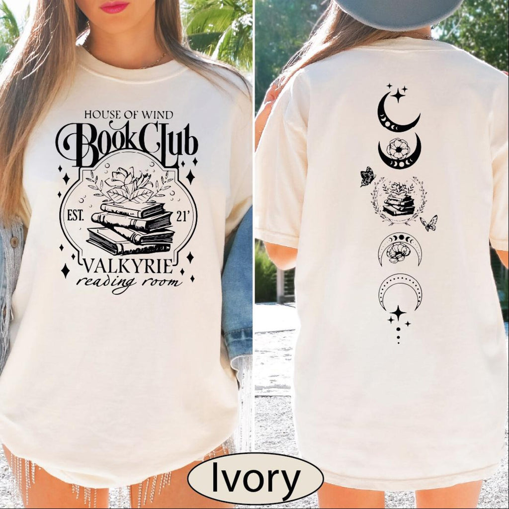 Comfort Colors House Of Wind Book Club Shirt, Reading Room Tshirt, Fantasy Tee, BP