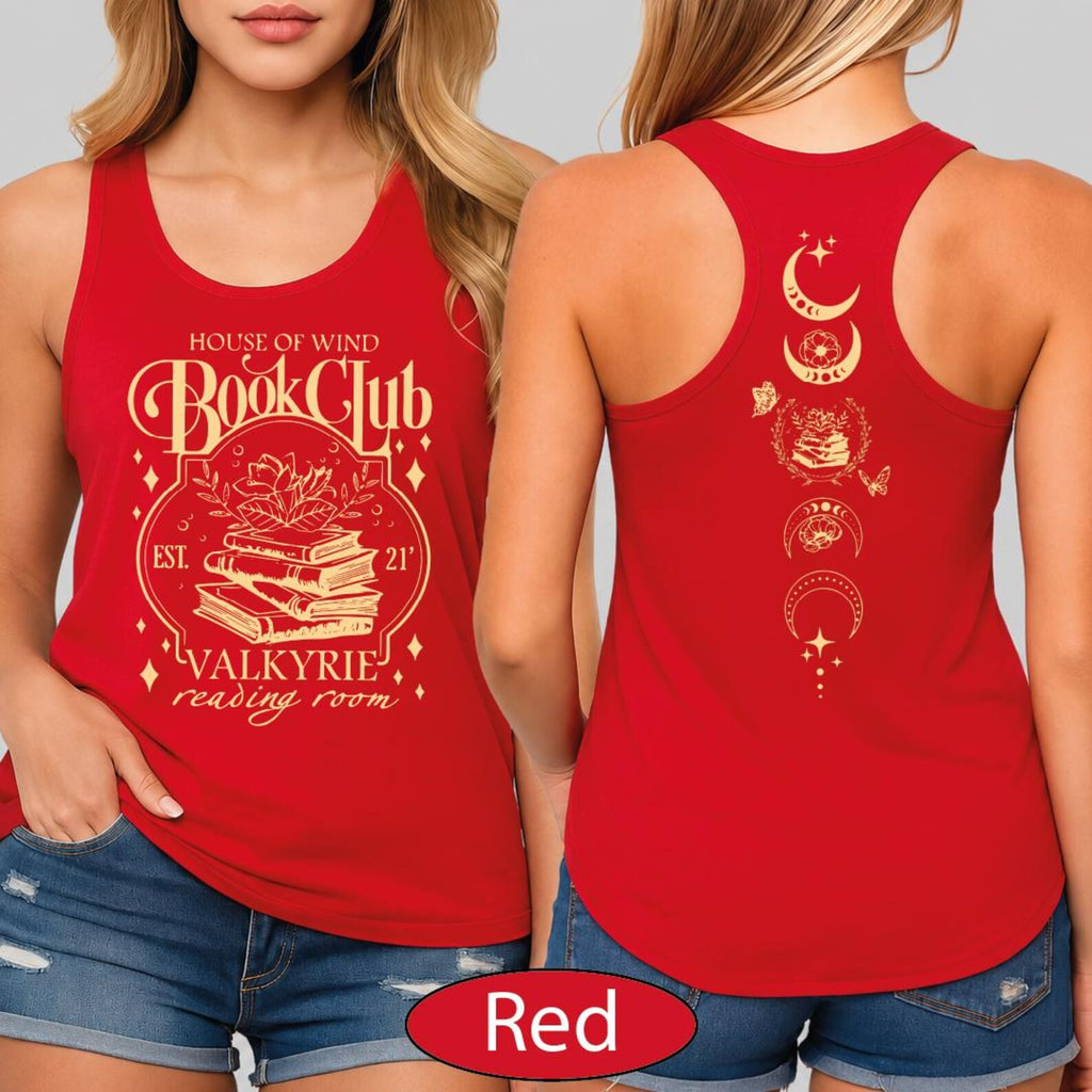 House Of Wind Book Club Tank Top, Reading Room CropTop, Fantasy Club Racerback, BP