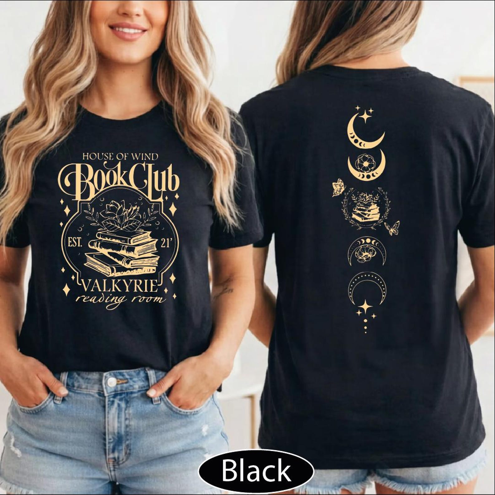 Comfort Colors House Of Wind Book Club Shirt, Reading Room Tshirt, Fantasy Tee, BP