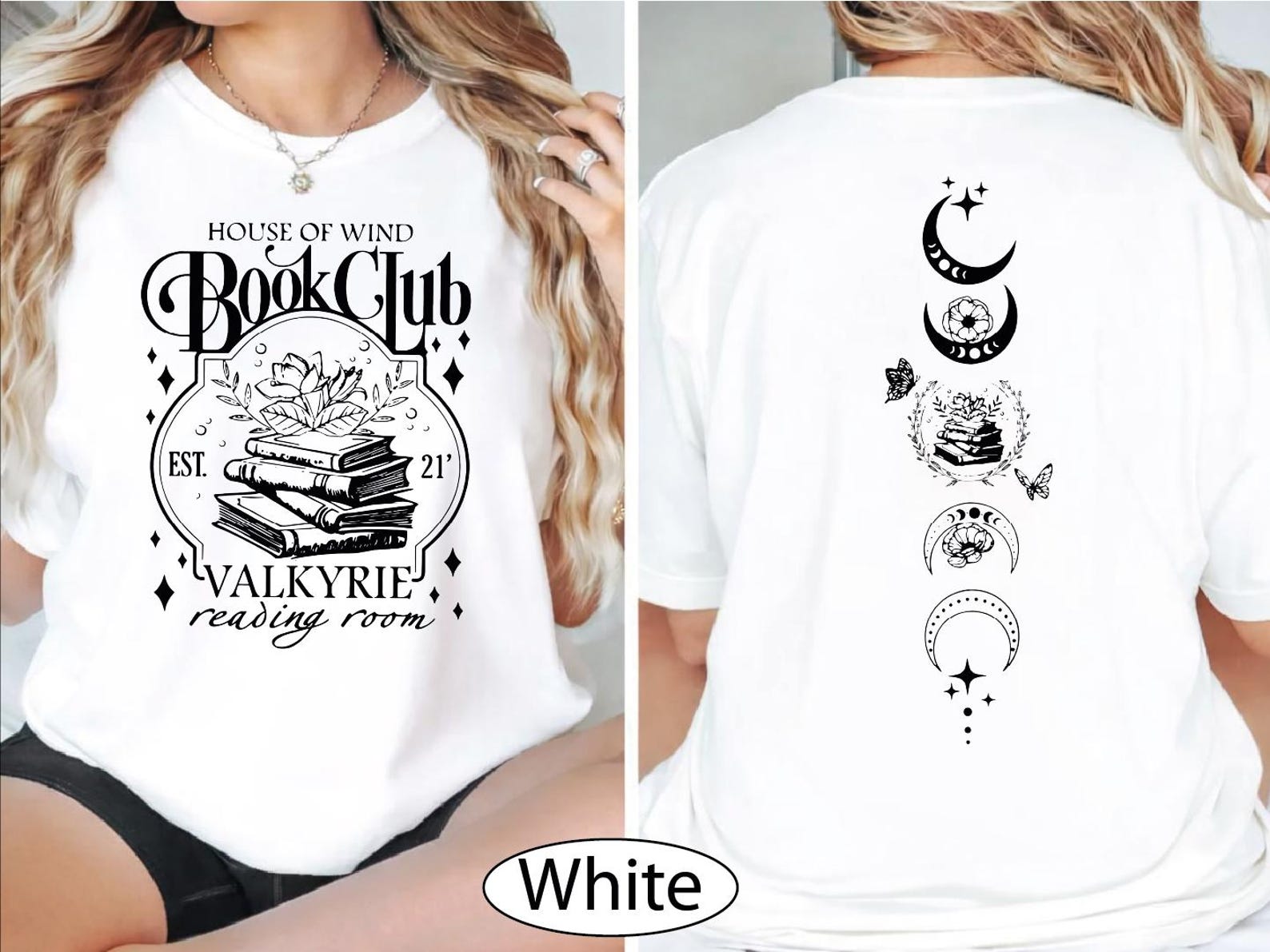 Comfort Colors House Of Wind Book Club Shirt, Reading Room Tshirt, Fantasy Tee, BP
