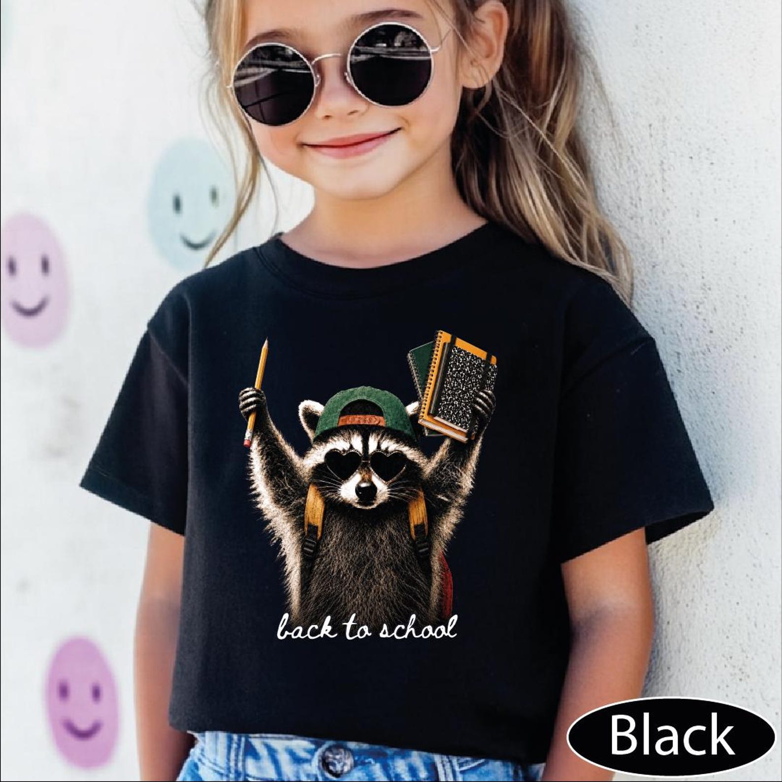 Back To School Racoon Shirt, School Supplies Tshirt, Comfort Colors Funny Teacher Tee