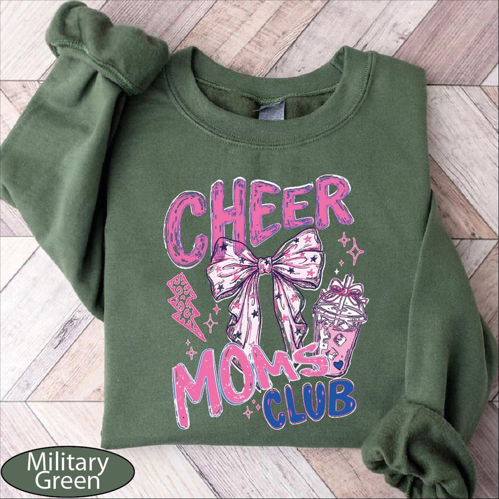Cheer Moms Club Sweatshirt, Cheerleading Mama Sweater, Cheer Competition Hoodie