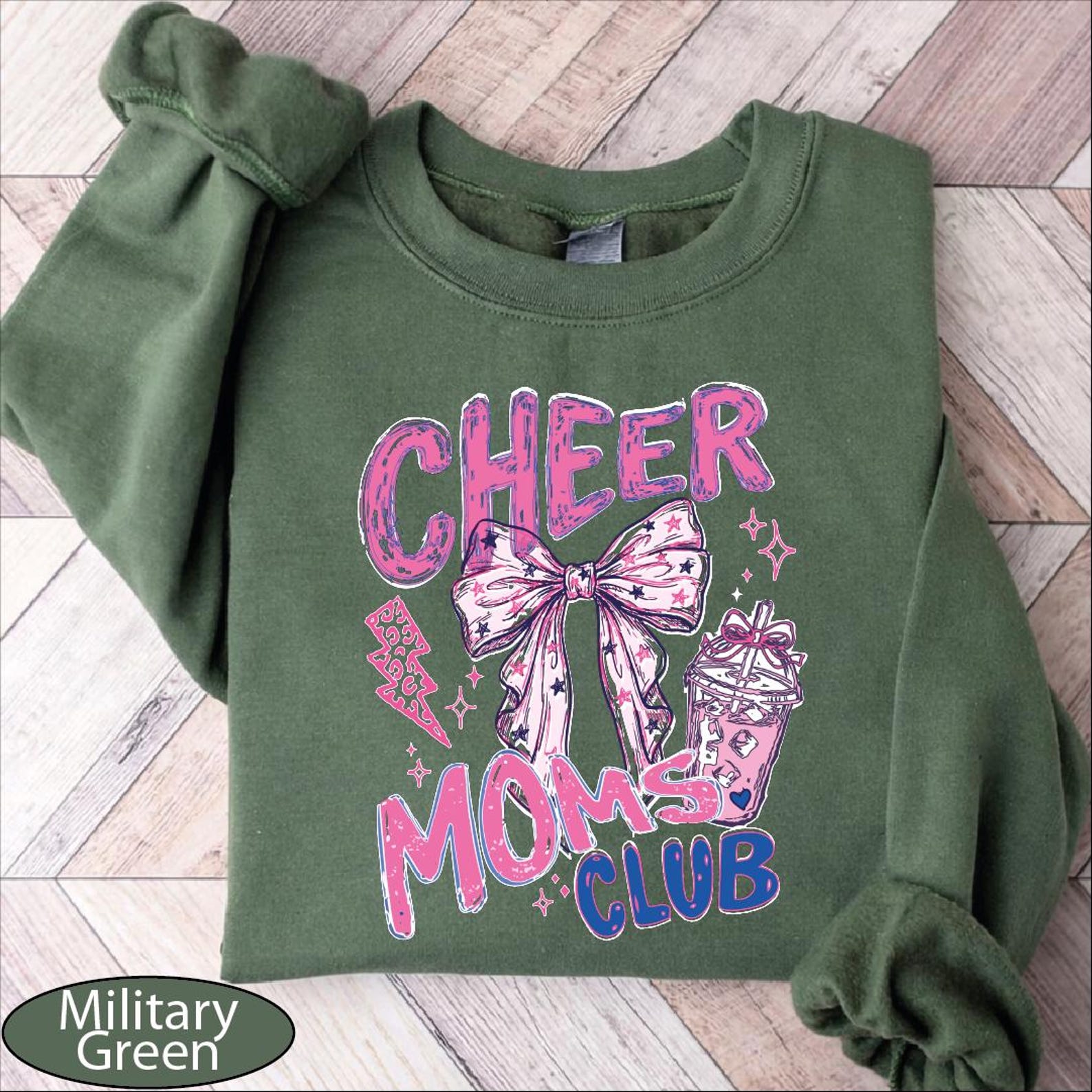 Cheer Moms Club Sweatshirt, Cheerleading Mama Sweater, Cheer Competition Hoodie