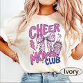 Comfort Colors Cheer Moms Club Shirt, Cheerleading Mama T-shirt, Cheer Competition Tee