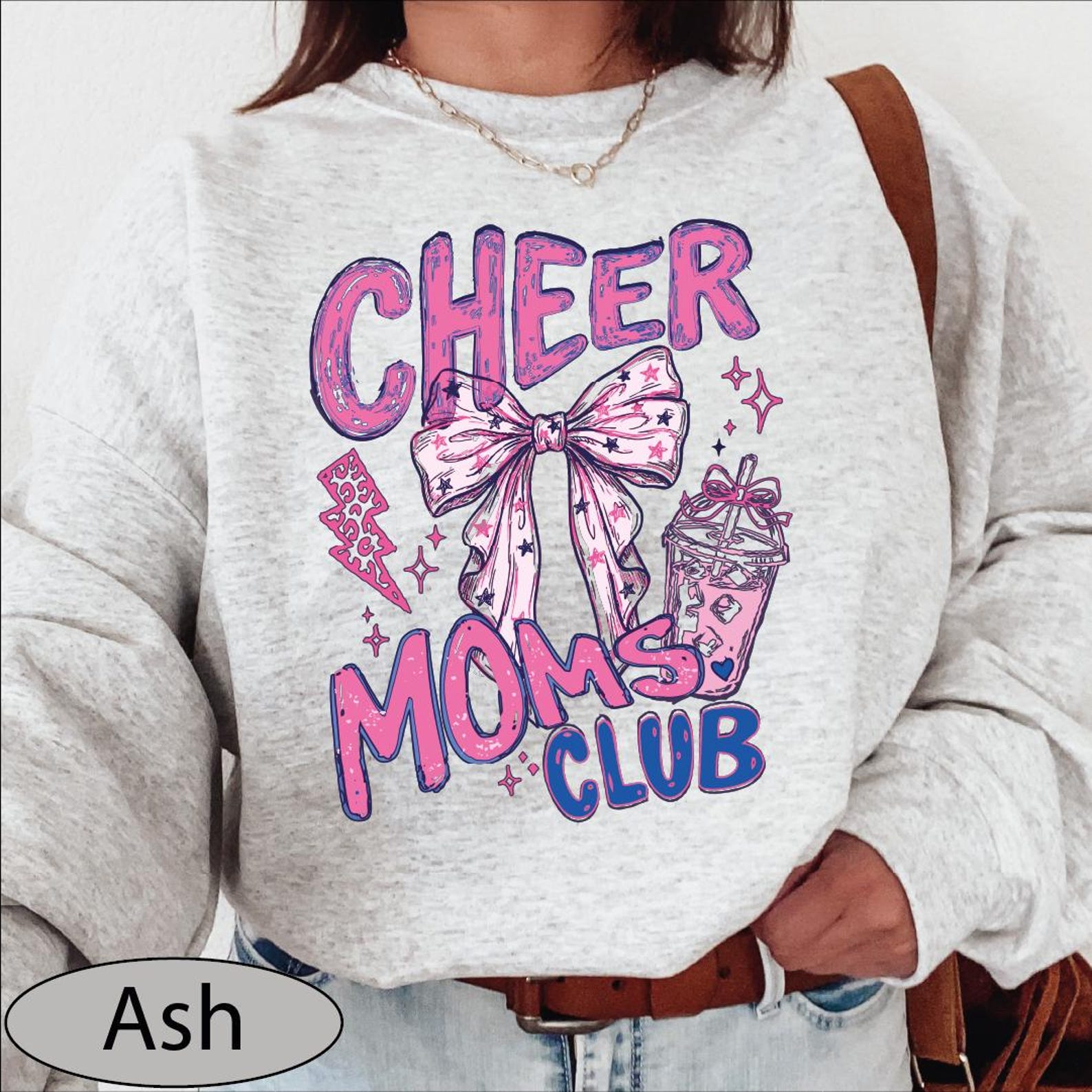 Cheer Moms Club Sweatshirt, Cheerleading Mama Sweater, Cheer Competition Hoodie